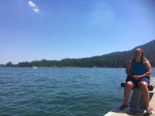 Missy at the dock